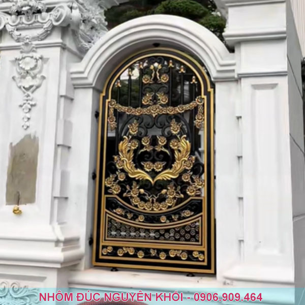 Mẫu hàng rào nhôm đúc đẹp